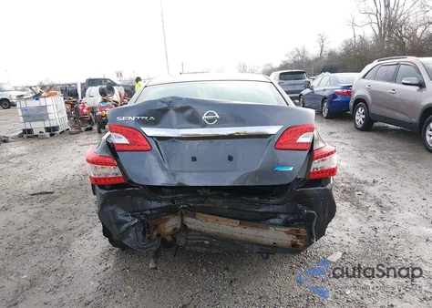 2014 Nissan Sentra S z USA, uszkodzony, nr VIN 3N1AB7AP8EL694212
